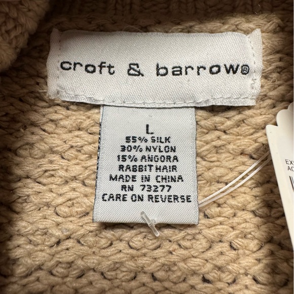 Croft & Barrow Silk Blend Sweater Size Large - Picture 5 of 6